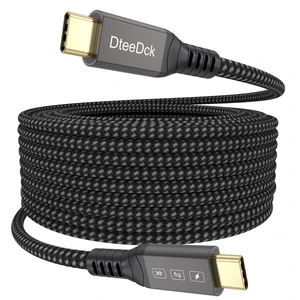 USB C Monitor Cable 25ft, USBC3.2 4K@144Hz Display/20Gbps Data/100W Charge USB C Monitor Cable 25ft, USBC3.2 4K@144Hz Display/20Gbps Data/100W Charge