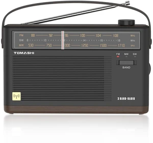 TOMASHI Portable AM FM SW Radio, Retro Transistor Radio, Type-C Charging TOMASHI Portable AM FM SW Radio, Retro Transistor Radio, Type-C Charging
