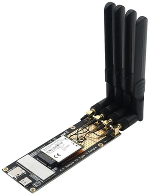 M.2(M.2) 3G/4G/5G Module to Type C/USB 3.0 Adapter with Nano SIM Card Slot for RM500Q/RM500U /GM800/ SIM8200 Module with 4X 2.4G/5G Antenna M.2(M.2) 3G/4G/5G Module to Type C/USB 3.0 Adapter with Nano SIM Card Slot for RM500Q/RM500U /GM800/ SIM8200 Module with 4X 2.4G/5G Antenna
