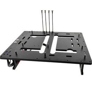 Open Air Frame Computer Case PC Test Bench Aluminum Computer Cases Shell, Support Installation of Water Cooling Devices Compatible with ITX/MATX/ATX Motherboards(ATX Motherboard) Open Air Frame Computer Case PC Test Bench Aluminum Computer Cases Shell, Support Installation of Water Cooling Devices Compatible with ITX/MATX/ATX Motherboards(ATX Motherboard)