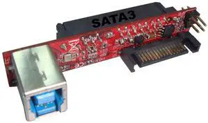 Ableconn IUSB3SA6G SATA III/SATA II Drive to USB 3.0 Type-B (F) mini Vertical Adapter Ableconn IUSB3SA6G SATA III/SATA II Drive to USB 3.0 Type-B (F) mini Vertical Adapter