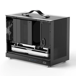 Shiny Snake G300 16.8L MESH Portable SFF Desktop Gaming PC Chassis - Black Shiny Snake G300 16.8L MESH Portable SFF Desktop Gaming PC Chassis - Black