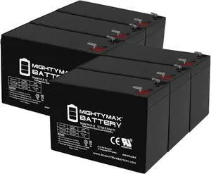Mighty Max Battery 12V 9AH Replacement Battery for Liebert GXT3 6000RT208 UPS - 6 Pack