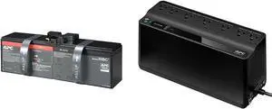 APC UPS Battery Replacement APCRBC163 for BR1500MS2 & APC 600VA 330W Backup Battery Power Supply with Surge Protection