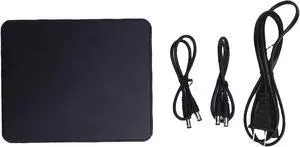 Battery Backup 10400mAh UPS Power Supply with Emergency Backup Dual Outputs POE15V 24V USB 5V 9V 12V for Security Cameras, Routers, Fingerprint Scanners (EU Plug)