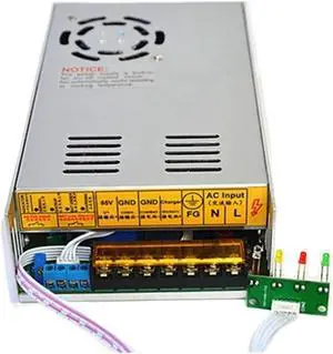 350W 48V 7.5A UPS Charge Function Switching Power Supply 55V Battery Charger Backup(Lithium Battery)