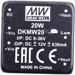 Mean Well DKMW Power Supply Converter DKMW20F-15 20W 660mA