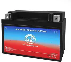 AJC Battery Compatible with Power Source WPZ14S Powersports Battery