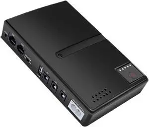 10400mAh Mini Portable UPS DC 5V 9V 12V Uninterruptible Power Supply 36W Battery Backup
