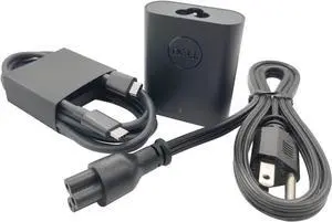Dell GaN Laptop Charger 60W Watt USB Type C AC Power Adapter - XPS 13 9320,Latitude 5330 5340 320 7330 9330,DA60NM200 HA60NM200 LA60NM200