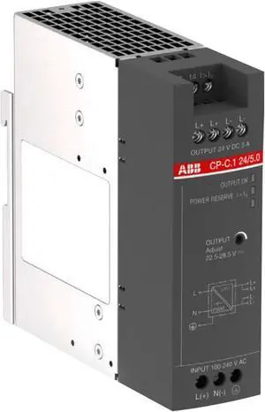 ABB 1SVR360563R1001 Uninterruptible Power Supply, (UPS), 24VDC