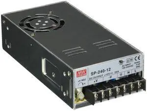 SP-240-12 AC to DC Power Supply, Single Output, 12V, 20 Amp, 240W, 1.5" - 2101497