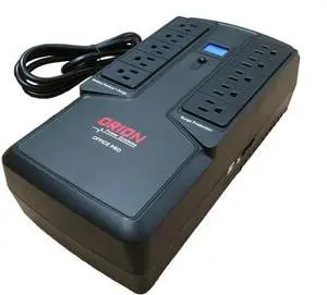 Orion 750VA/450W, Battery Backup and Surge Protector, TAA Compliant, Standby UPS/Touch LCD Display, Flat/Wall Design, USB Comm Port, 37 Month Warranty