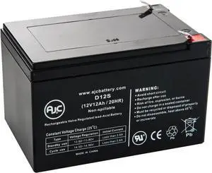 AJC Battery Compatible with APC BackUPS PRO 650 12V 12Ah UPS Battery