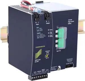UPS Power Supply UBC10.241, 22.5V DC Output, 24 to 28V Input, DIN Rail Mount, UBC10.241