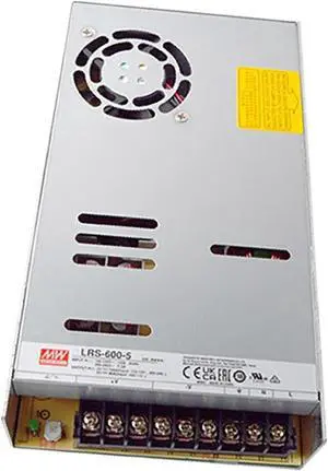 LRS-600-5 5V 100A 600W AC-DC Single Output Switching Power Supply, Industrial Automation, High Reliability, Compact Design