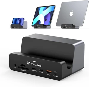 TobenONE 18-in-2 MacBook Docking Station Dual Monitor 4K@60Hz, 150W Adapter TobenONE 18-in-2 MacBook Docking Station Dual Monitor 4K@60Hz, 150W Adapter