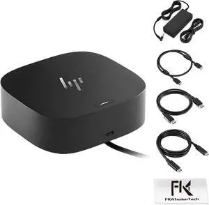 HP Docking Station for Dual Monitor Bundle - HP USB-C G5 Dock for USB-C & Thunderbolt Laptop with 120W AC Adapter + HDMI & DisplayPort Cables + USB Cable HP Docking Station for Dual Monitor Bundle - HP USB-C G5 Dock for USB-C & Thunderbolt Laptop with 120W AC Adapter + HDMI & DisplayPort Cables + USB Cable