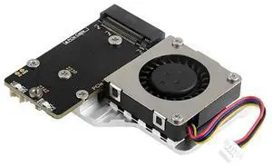 Pcie To M.2 Adapter Board For Raspberry Pi 5, With Cooling Fan, Compatible With 2242 / 2230 Size Nvme Protocol M.2 SSD