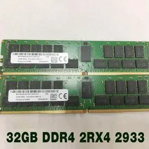 1 pcs MTA36ASF4G72PZ-2G9EUG For MT RAM 32G ECC REG Server Memory Fast Ship 32GB DDR4 2RX4 2933