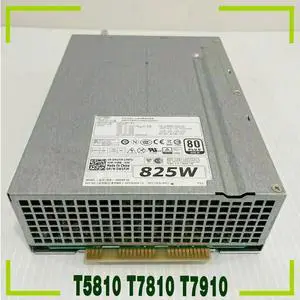 For T5810 T7810 T7910 825W Server Power Supply DPS-825CB-1 A W1FJK 0W1FJK D825EF-02