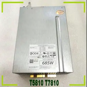 For T5810 T7810 685W Server Power Supply F685EF-01 0K8CDY K8CDY