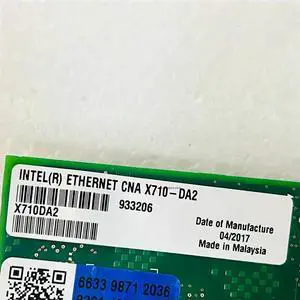 For X710-DA2 Dual Port 10 Gigabit Fiber Optic NIC 10GB DP EX710DA2 SFP+