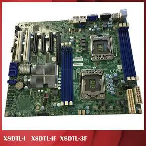 Server Motherboard For For X8DTL-I 1366 X58 DDR3 , Good