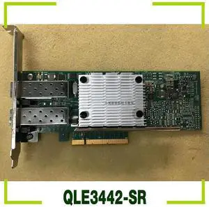 For Qlogic QLE3442-SR CU DUAL PORT PCIE GEN3 TO 10GB ETHERNET 10 Gigabit fiber optic net-work card