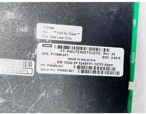 For 10 Gigabit network card With Double Electrical Ports 524SFP+ OCP3 ADPTR QL41132HQCU-HE P08452-B21 P08450-001