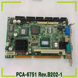 PCA-6751 REV:B202-1 PCA-6751 REV B2 Industrial Control Motherboard Half-length ISA Card