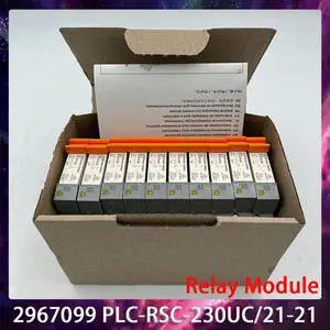 10 PCS 2967099 PLC-RSC-230UC/21-21 Relay Module For Phoenix