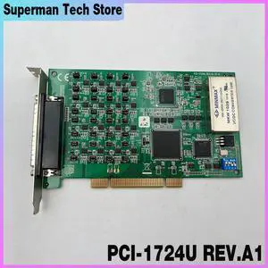 14 Bit 32-Channel Isolated Analog Output Card For Advantech Data Capture Card PCI-1724U REV.A1
