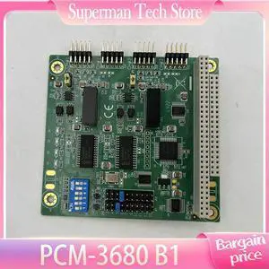 2-port CAN Card PC104 Dual Channel PCM3680B1301E-T 19C3M68001 For Advantech Industrial Control Motherboard PCM-3680 B1