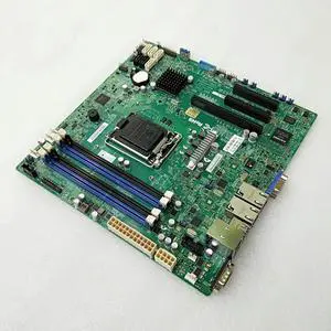 For Server MicroATX Motherboard 1150 C224 Support E3-1200 v3/v4 DDR3 PCI-E 3.0 X10SLM+-F