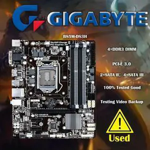 GA-B85M-DS3H  Socket A1150 DDR3 For B85 B85M Desktop  Motherboard