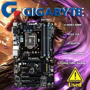 GA-Z97-HD3 Motherboard A1150 DDR3 USB3.0 32G Z97 Z97-HD3 Desktop Mainboard SATA III Mother board