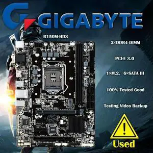 B150M-HD3 Desktop GA-B150M-HD3 DDR4 Motherboard B150M B150 Socket A 1151 USB3.0  Motherboard