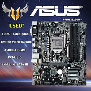 PRIME B250M-A Desktop B250 B250M DDR4 Motherboard A 1151 i7/i5/i3 USB3.0 SATA3