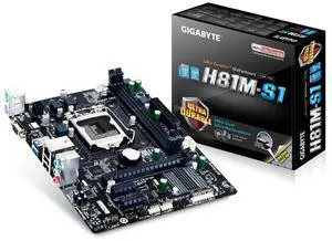 GA-H81M-S1 Desktop Motherboard H81 A 1150 i3 i5 i7 DDR3 16G
