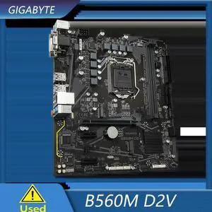 B560M D2V Ultra Durable Motherboard with Direct 6+2 Phases Digital VRM, Full PCIe 4.0* Design, PCIe 4.0 M.2, 8