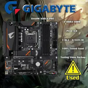B460M PRO motherboard DDR4 128GB PCI-E 3.0 M.2 HDMI-compatible Display Placa-Mãe 1200 Micro ATX