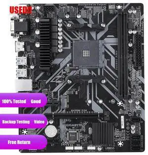 B450M S2H With AM4 DDR4 Micro ATX Usb 3.1 gen1 Vga DVI-D 32g m.2 slot