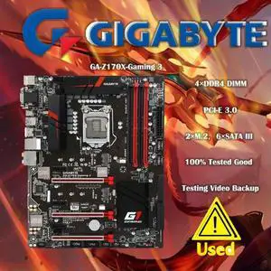 GA Z170X Gaming 3 A 1151 Z170 HDMI SATA 6Gb/s USB 3.1 USB 3.0 ATX Motherboard