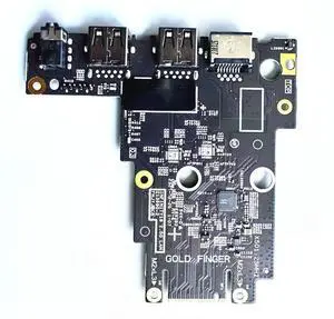 0R31V9 R31V9 USB Audio RJ45 LanBoard For M18 R1 R2 Laptop