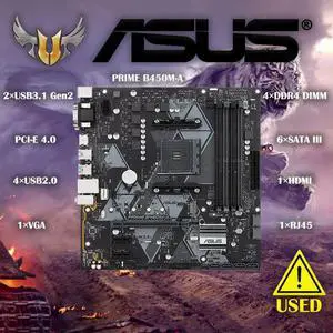 PRIME B450M-A motherboard Socket AM4 DDR4 B450 Desktop Motherboard