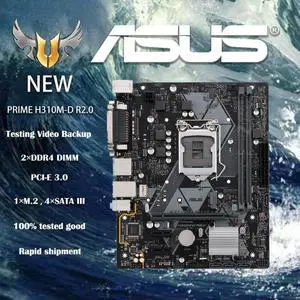 PRIME H310M-D R2.0 motherboard is equipped with LED lighting effects, DDR4 2666MHz, supports M.2, HDMI, SATA 6Gbps