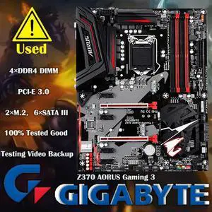Z370 Gaming 3 A1151 ATX 2xM.2 Front USB 3.1 RGB Fusion Fan Stop Crossfire Motherboard