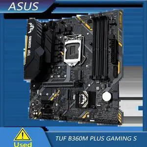 TUF B360M-PLUS GAMING S A 1151 (300 Series) B360 HDMI SATA 6Gb/s USB 3.1 Micro ATX Motherboard