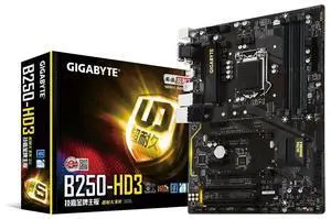 B250 HD3 Desktop Motherboard A 1151 Support 6th/7th-Gen i7 i5 i3 DDR4 64GB M.2 SSD